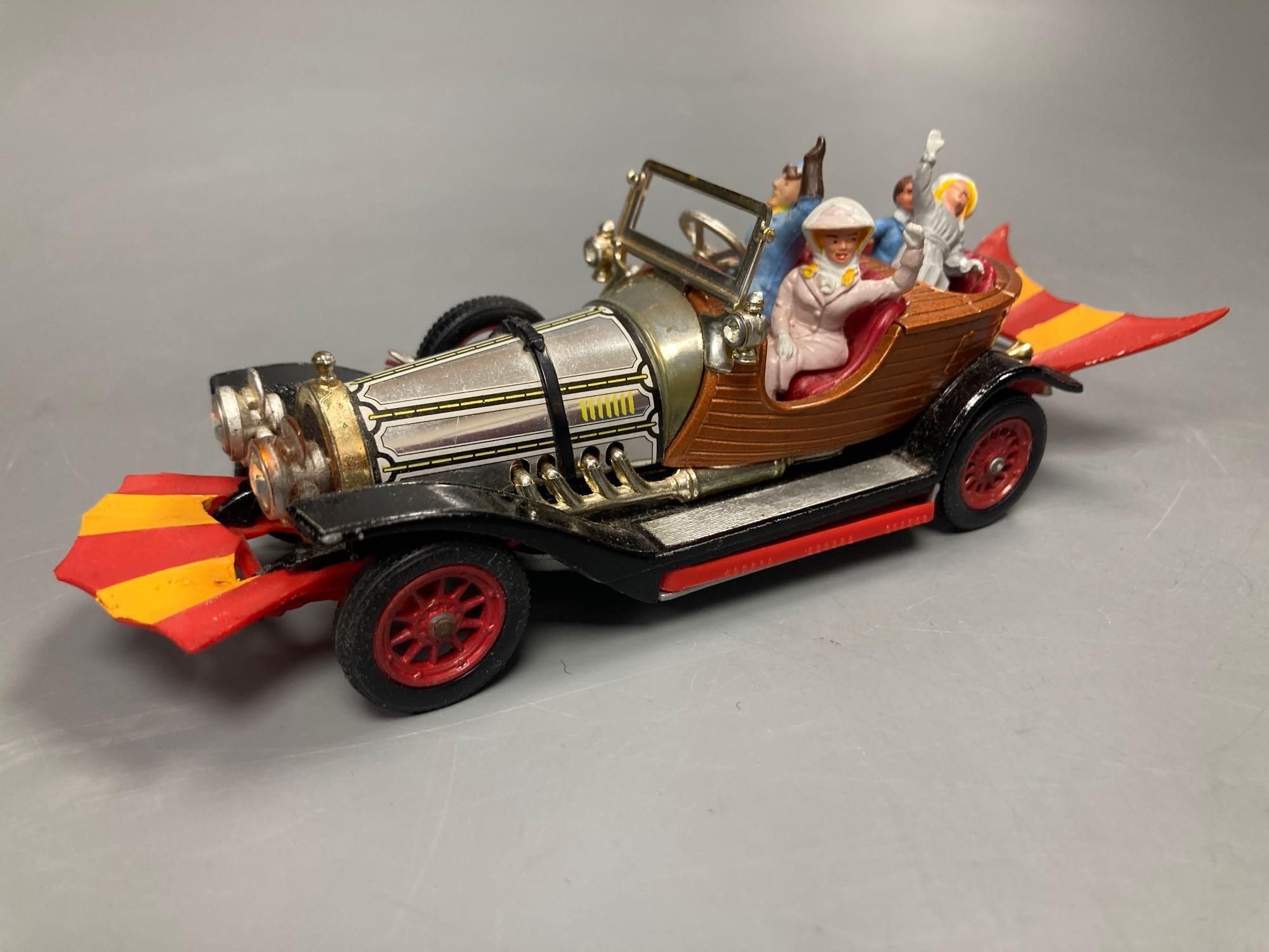 Corgi Toys 266 Chitty Chitty Bang Bang, unboxed, 15cm long